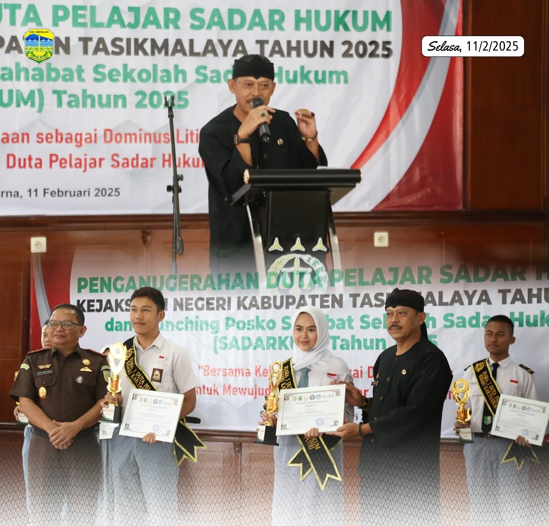 Penganugerahan Duta Pelajar Sadar Hukum Dan Launching Sadarkum