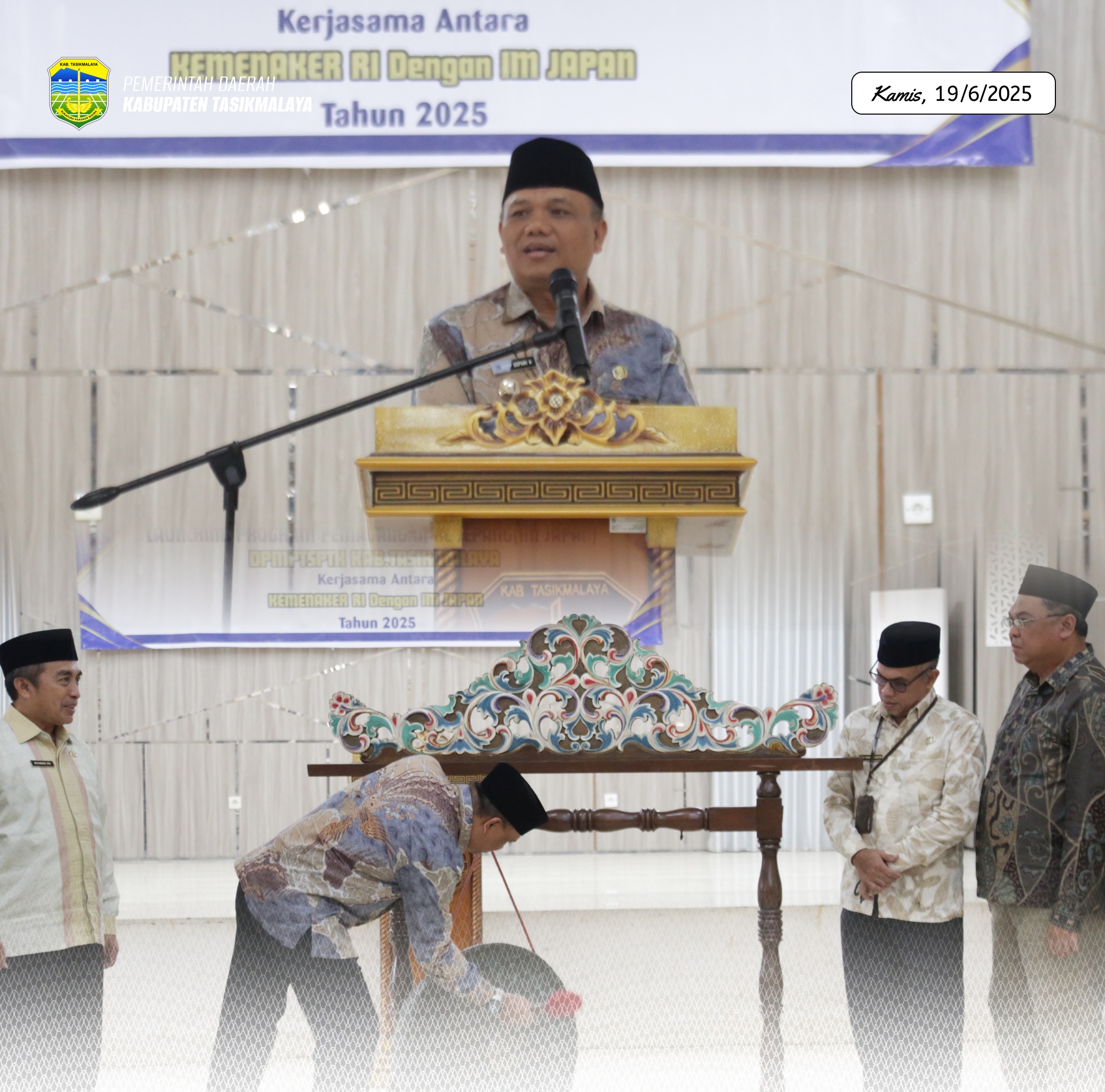 Wakil Bupati Tasikmalaya Resmikan Program Pemagangan Ke Jepang