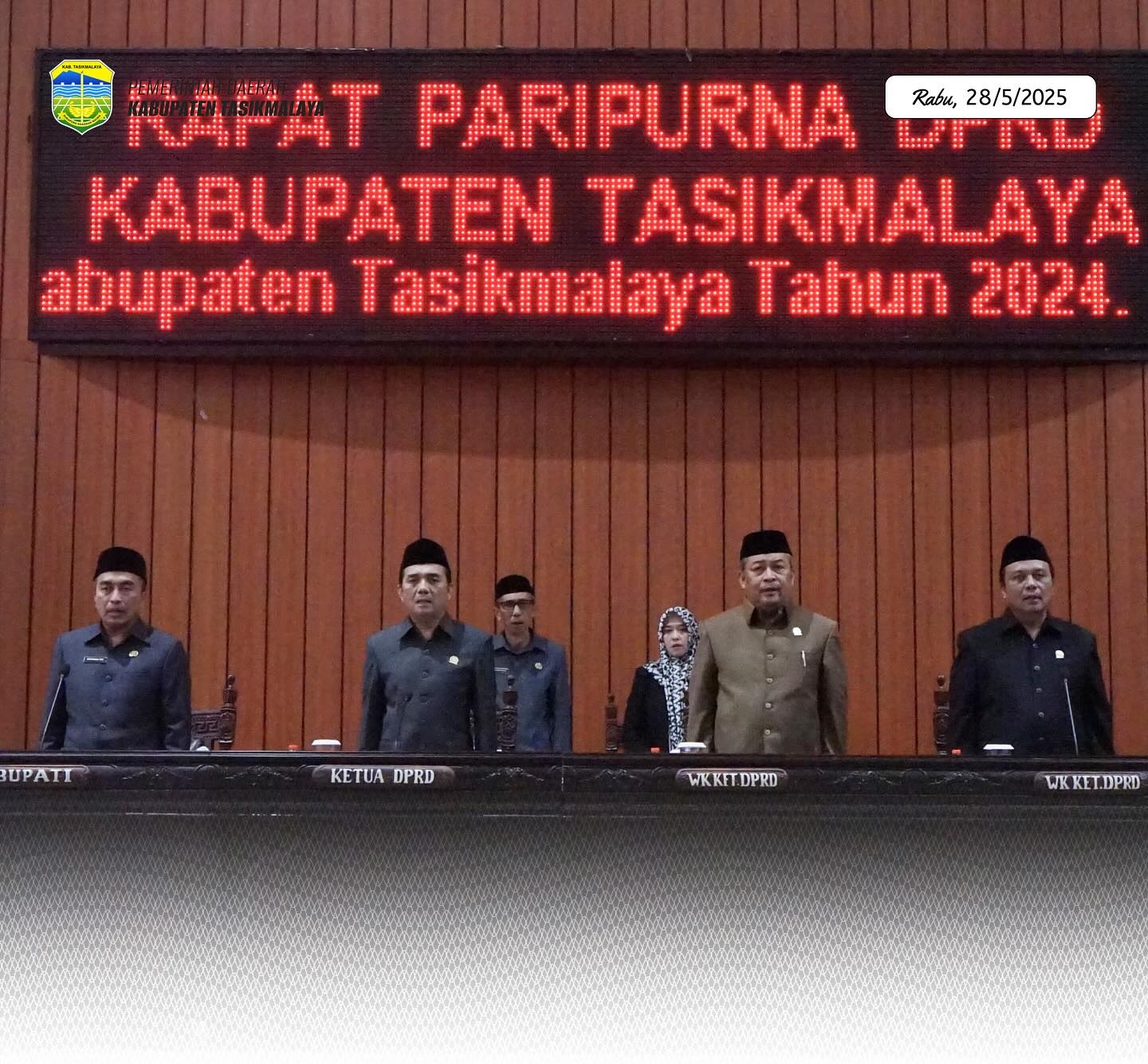 Rapat Paripurna DPRD Kabupaten Tasikmalaya