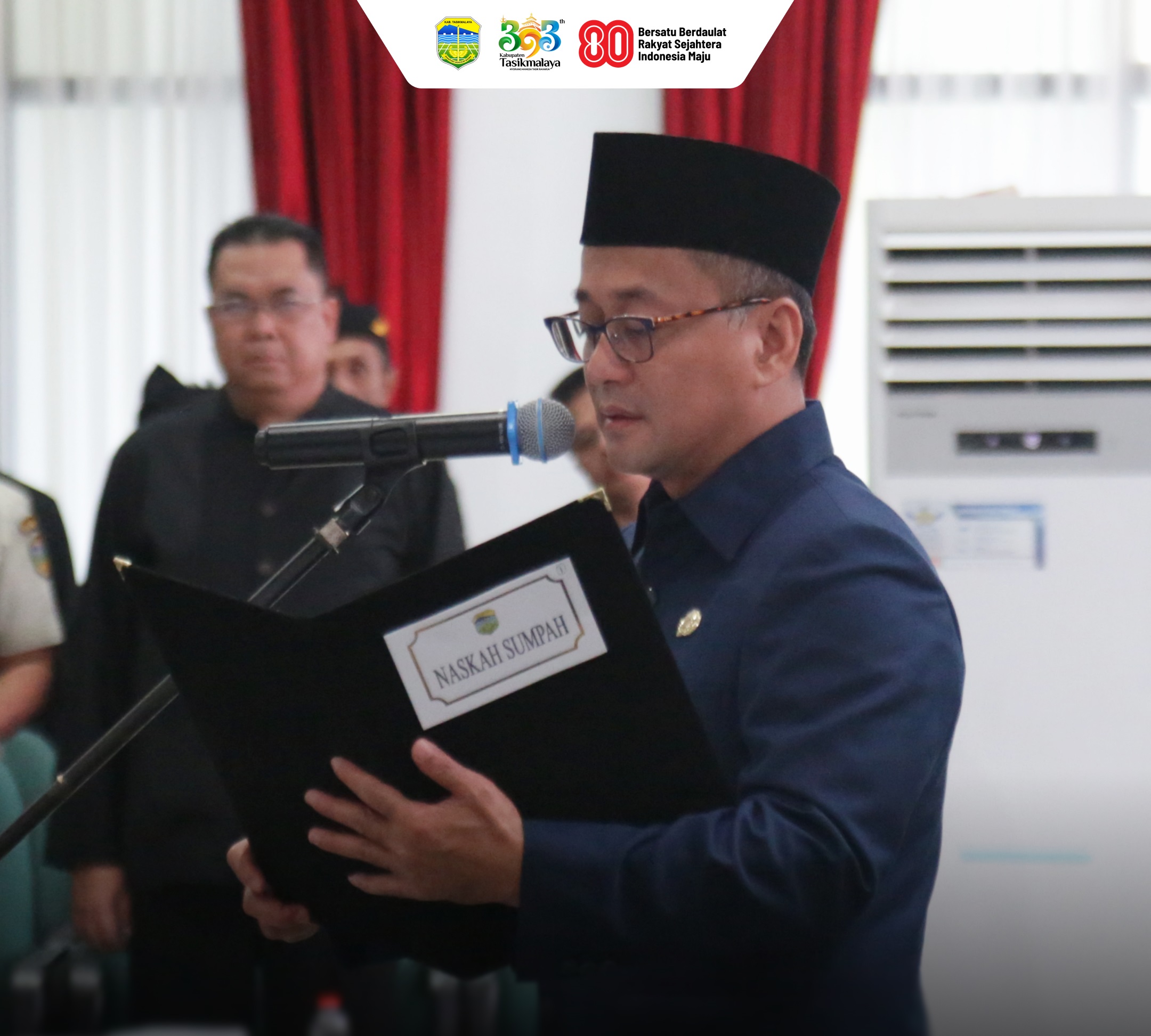 Bupati Tasikmalaya Lantik Dan Ambil Sumpah Jabatan 82 Pejabat Administrator Dan Pengawas