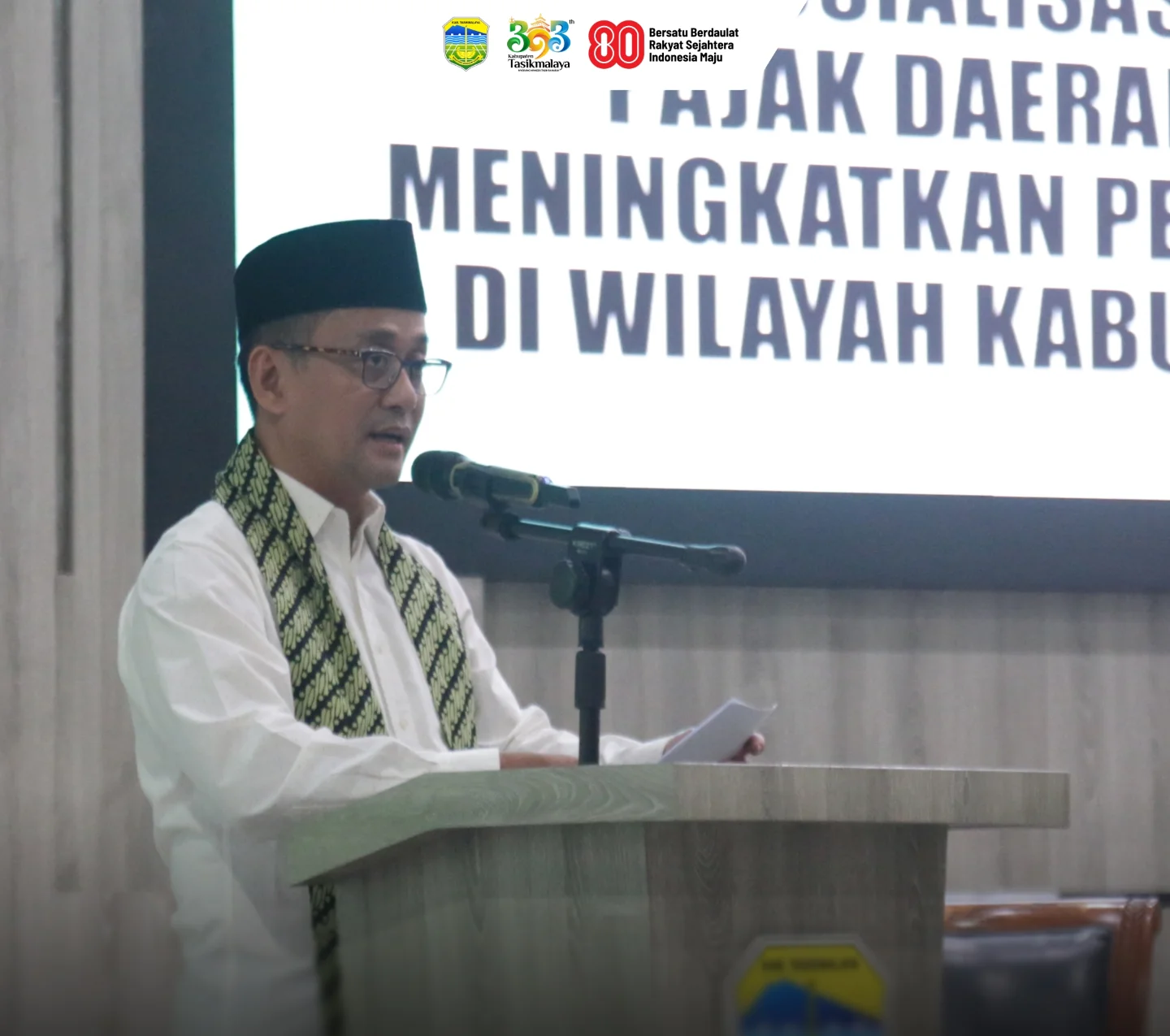 Bupati Tasikmalaya Gelar Sosialisasi Dan Edukasi Pajak Daerah