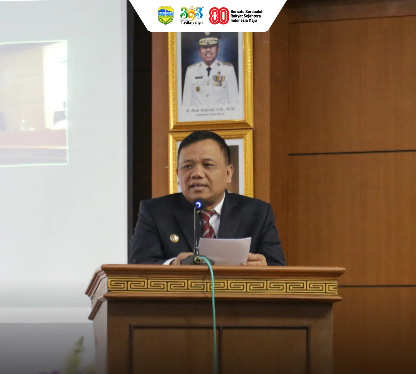 Wakil Bupati Tasikmalaya Hadiri Penilaian Kinerja 8 Aksi Konvergensi Penurunan Stunting 2024