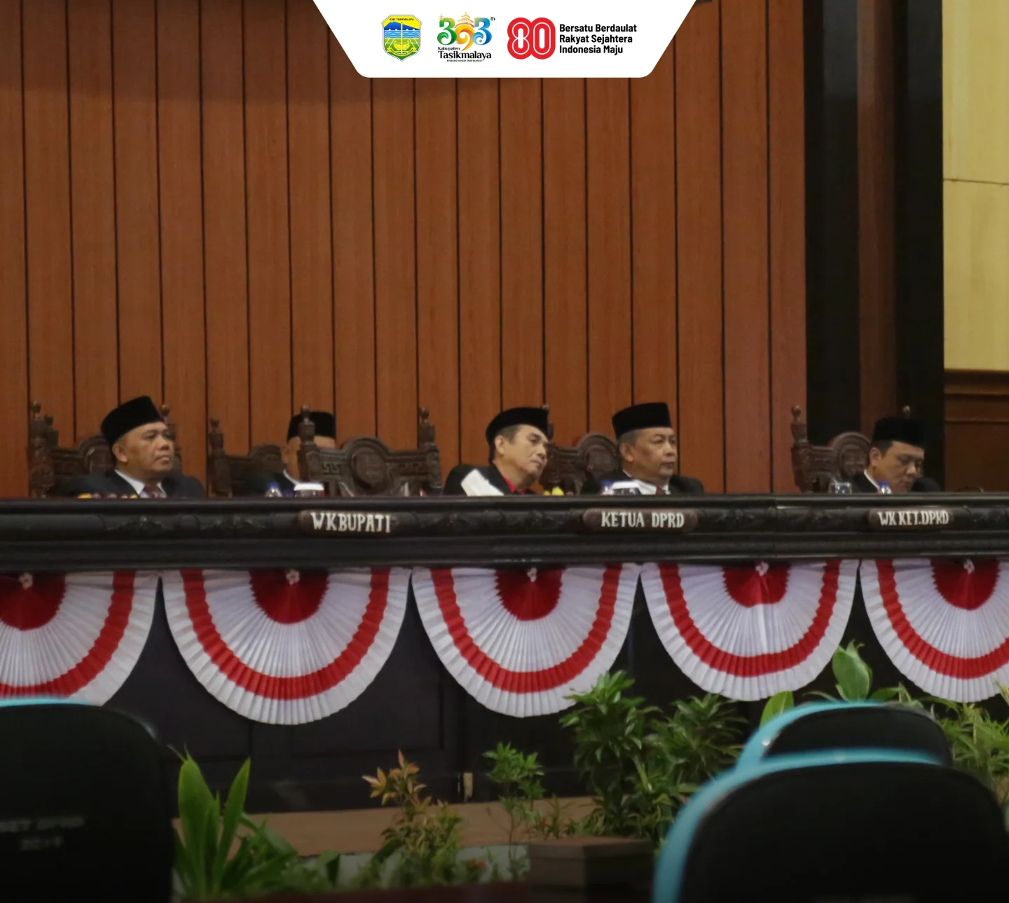 Wakil Bupati Tasikmalaya Hadiri Rapat Paripurna Dprd Mendengarkan Pidato Kenegaraan Presiden Ri