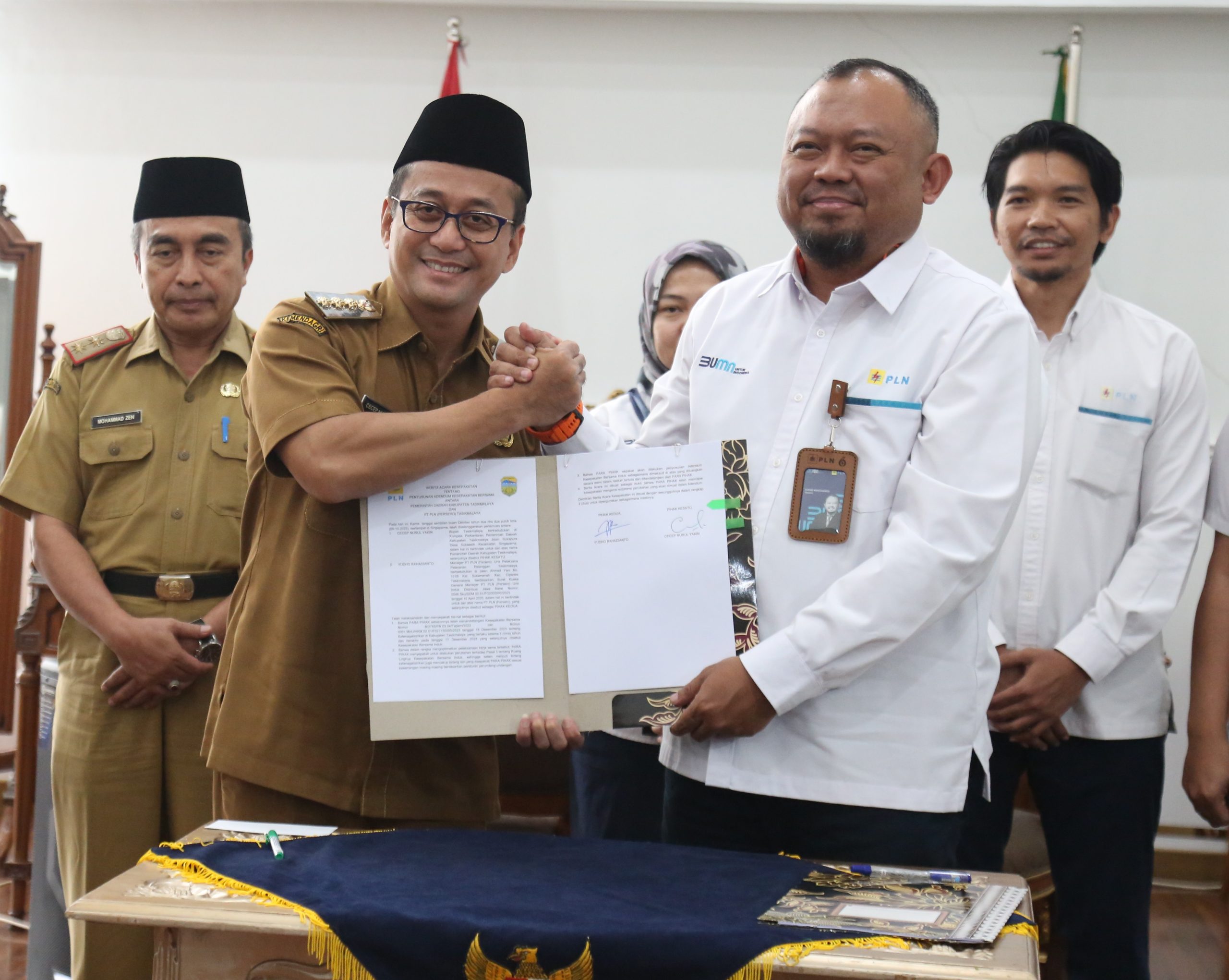 Pemkab Tasikmalaya Dan Pt Pln Persero Perkuat Kerjasama Bidang Ketenagalistrikan Dan Penerangan Jalan Umum