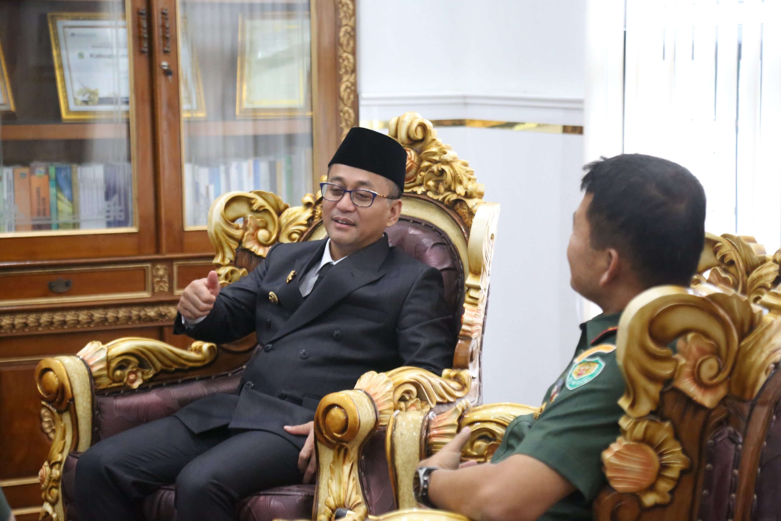 Bupati Tasikmalaya Terima Kunjungan Silaturahmi Danrem 062/Tarumanagara