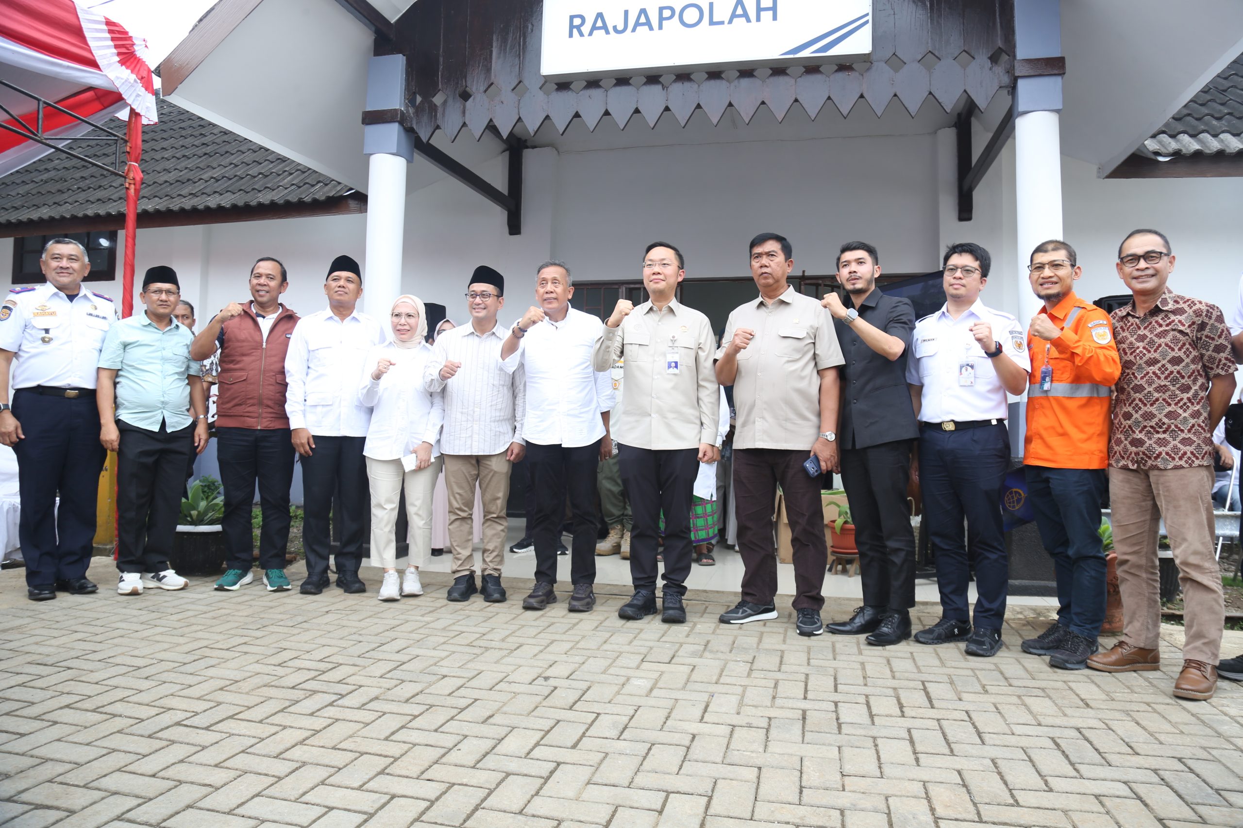 Dalam Kunker Wakil Ketua DPR RI dan DIRJEN KEMENHUB RI, Pemkab Tasikmalaya Dukung Reaktivasi Stasiun Rajapolah