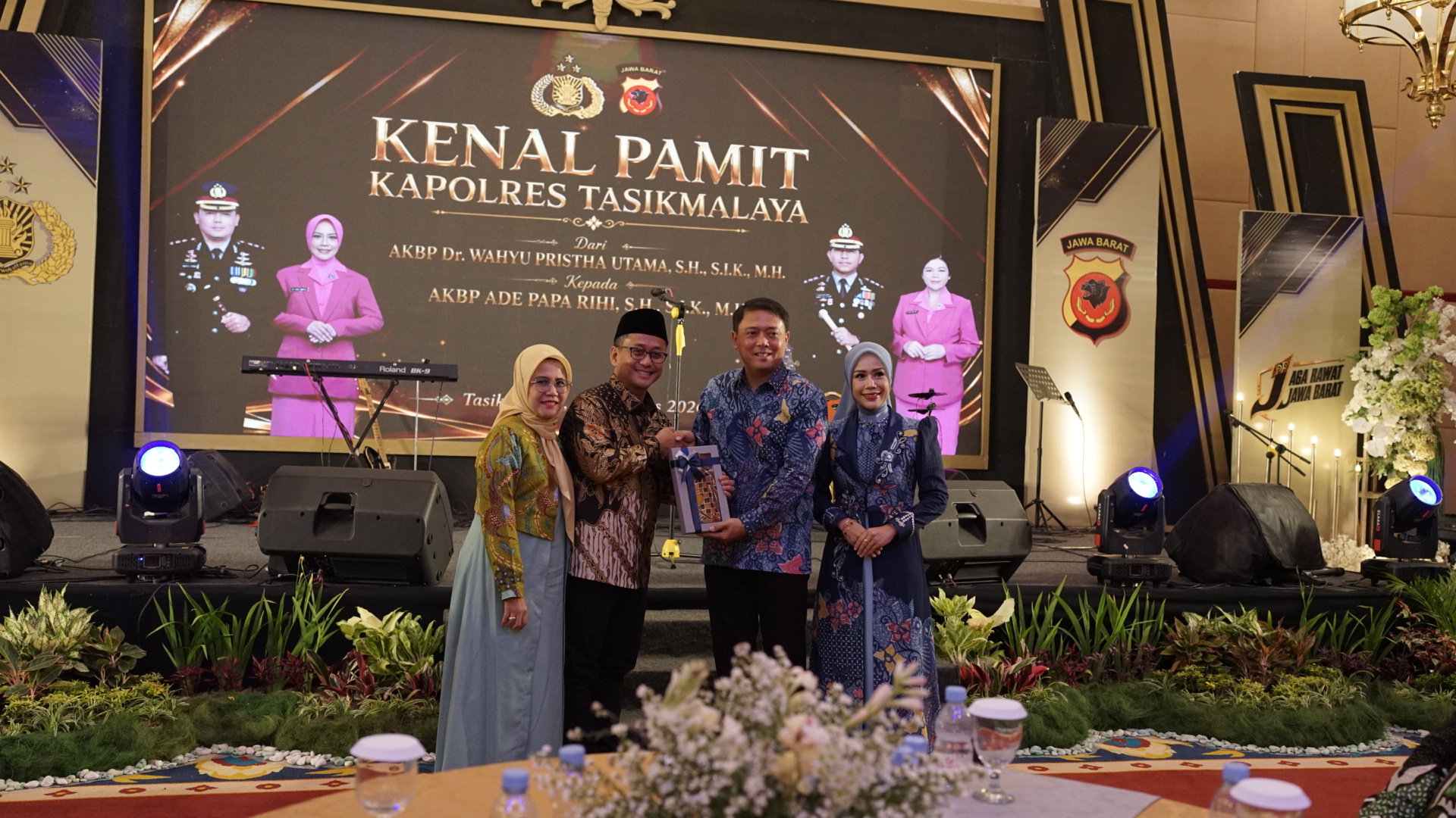 Pisah Sambut Kapolres Tasikmalaya, Pemkab Tasikmalaya Dukung Estafet Kepemimpinan Yang Semakin Presisi
