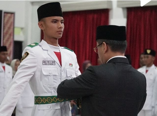 Tekankan Disiplin Dan Kekompakan, Paskibra Kabupaten Tasikmalaya Resmi Dikukuhkan