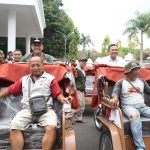 220 Warga Kabupaten Tasikmalaya Terima Becak Listrik, Bupati Cecep Tekankan Amanah Dan Perlindungan Pekerja
