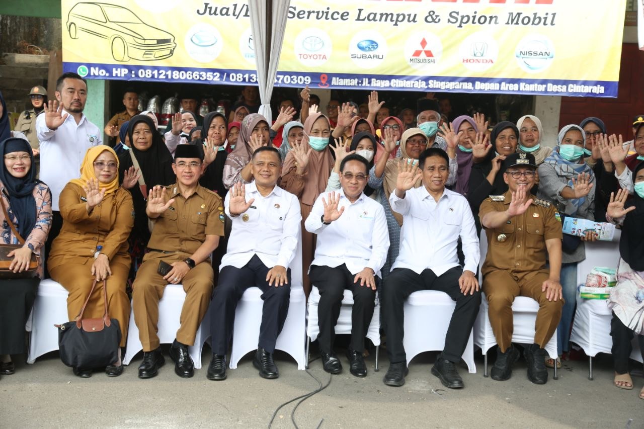 Wamendgri Dan Wamenkes Tinjau Skrining TBC, Bupati Cecep Optimis Capai Target Temuan 100 Persen Nihil